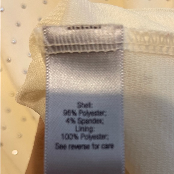 💎Jennifer Lopez, Silver Studded, LS Dress, size Small💎 - Picture 5 of 7